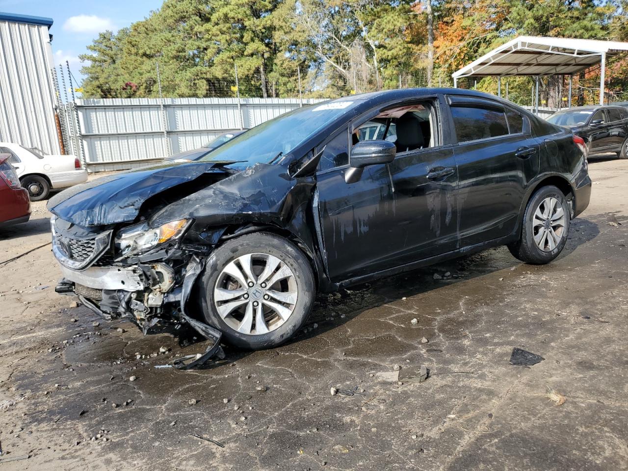 Lot #2993869326 2014 HONDA CIVIC LX