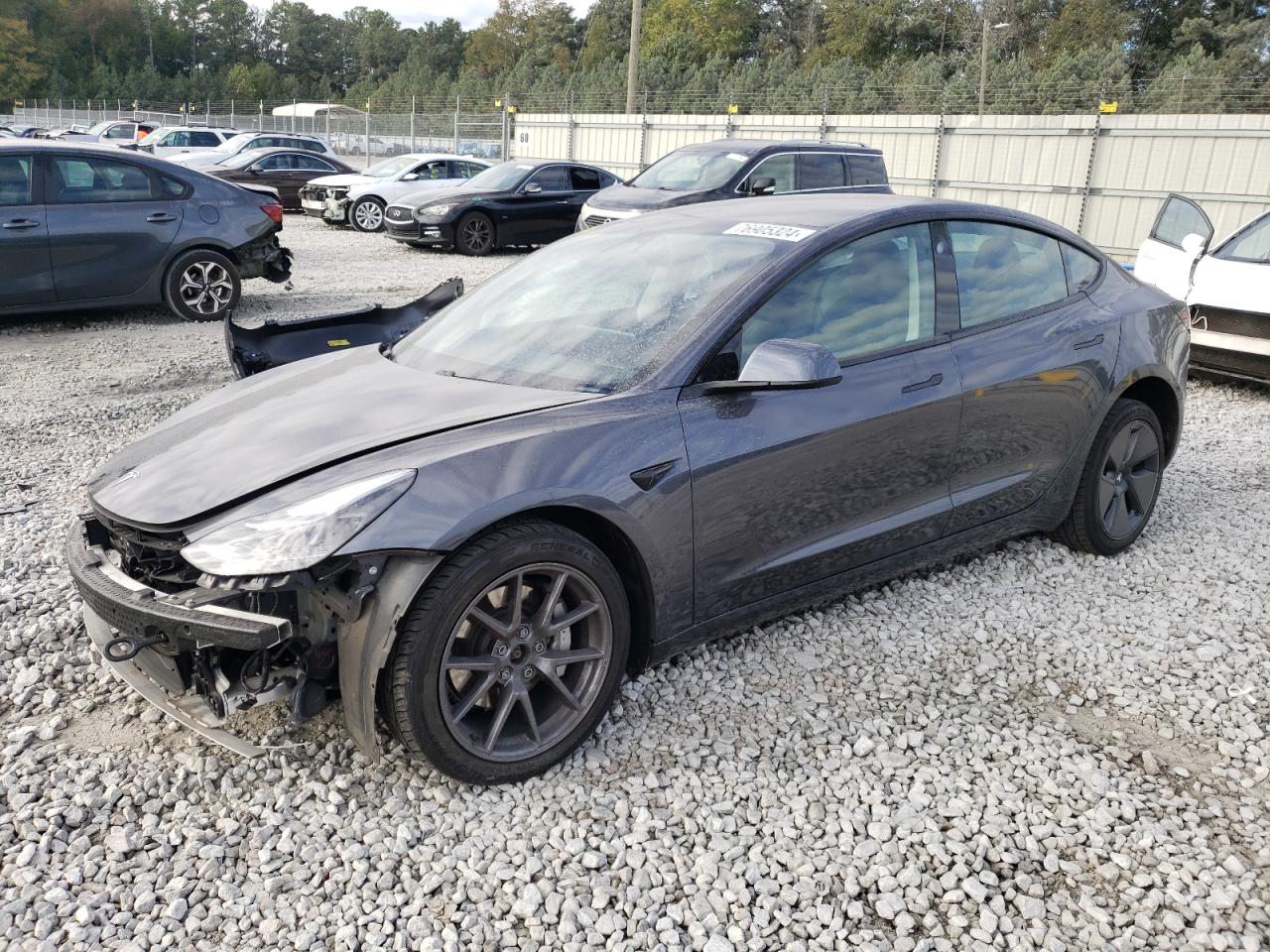 Lot #3006504146 2021 TESLA MODEL 3