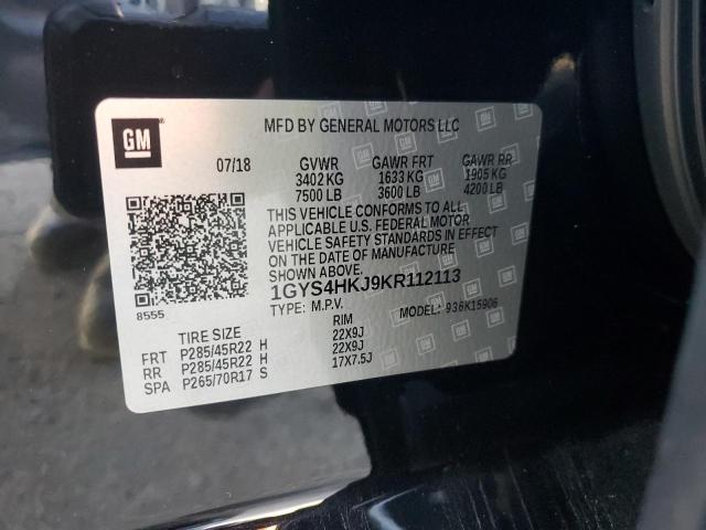 2019 CADILLAC ESCALADE E - 1GYS4HKJ9KR112113