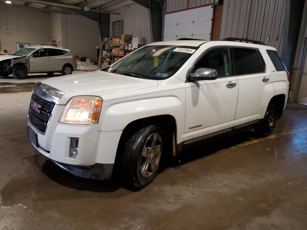 GMC TERRAIN SL 2013 white 4dr spor flexible fuel 2GKALUEK5D6335494 photo #1