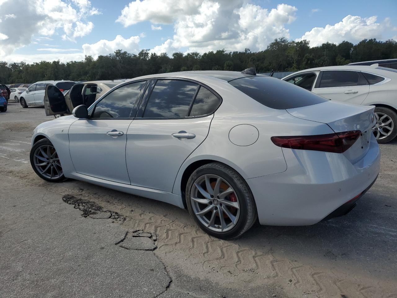 ALFA ROMEO GIULIA SUP 2022 silver  gas ZARFAMBN4N7664653 photo #3