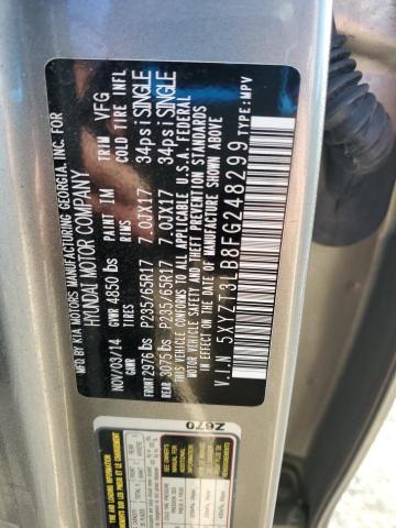 2015 HYUNDAI SANTA FE S - 5XYZT3LB8FG248299