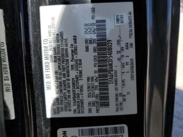 2015 FORD MUSTANG - 1FA6P8AM3F5408029