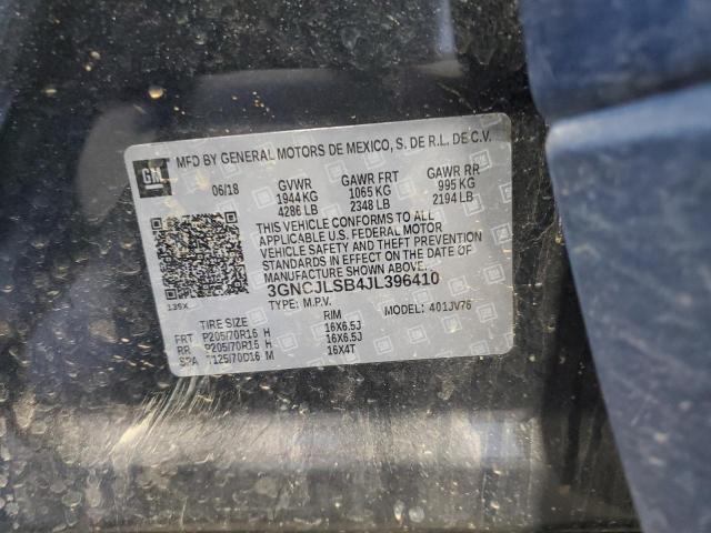 2018 CHEVROLET TRAX 1LT - 3GNCJLSB4JL396410