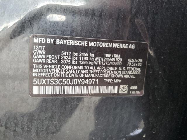 2018 BMW X3 XDRIVEM - 5UXTS3C50J0Y94971