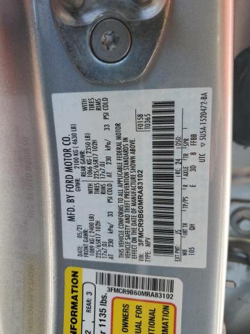 2021 FORD BRONCO SPO - 3FMCR9B60MRA83102