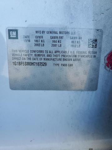 2017 CHEVROLET CRUZE PREM - 1G1BF5SM0H7187529