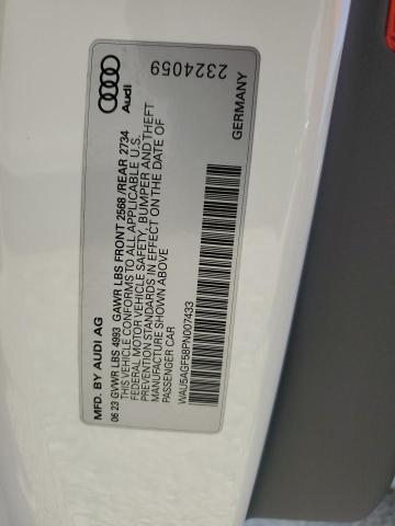 2023 AUDI A5 PRESTIG WAU5AGF58PN007433