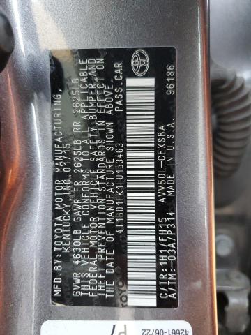 2015 TOYOTA CAMRY - 4T1BD1FK1FU153463