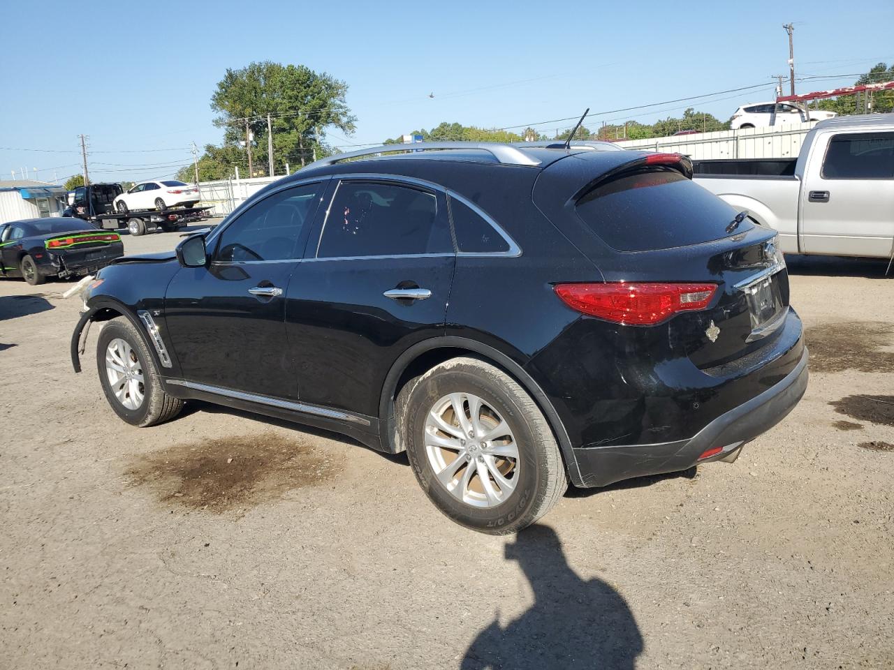 INFINITI QX70 2015 black 4dr spor gas JN8CS1MWXFM482607 photo #3