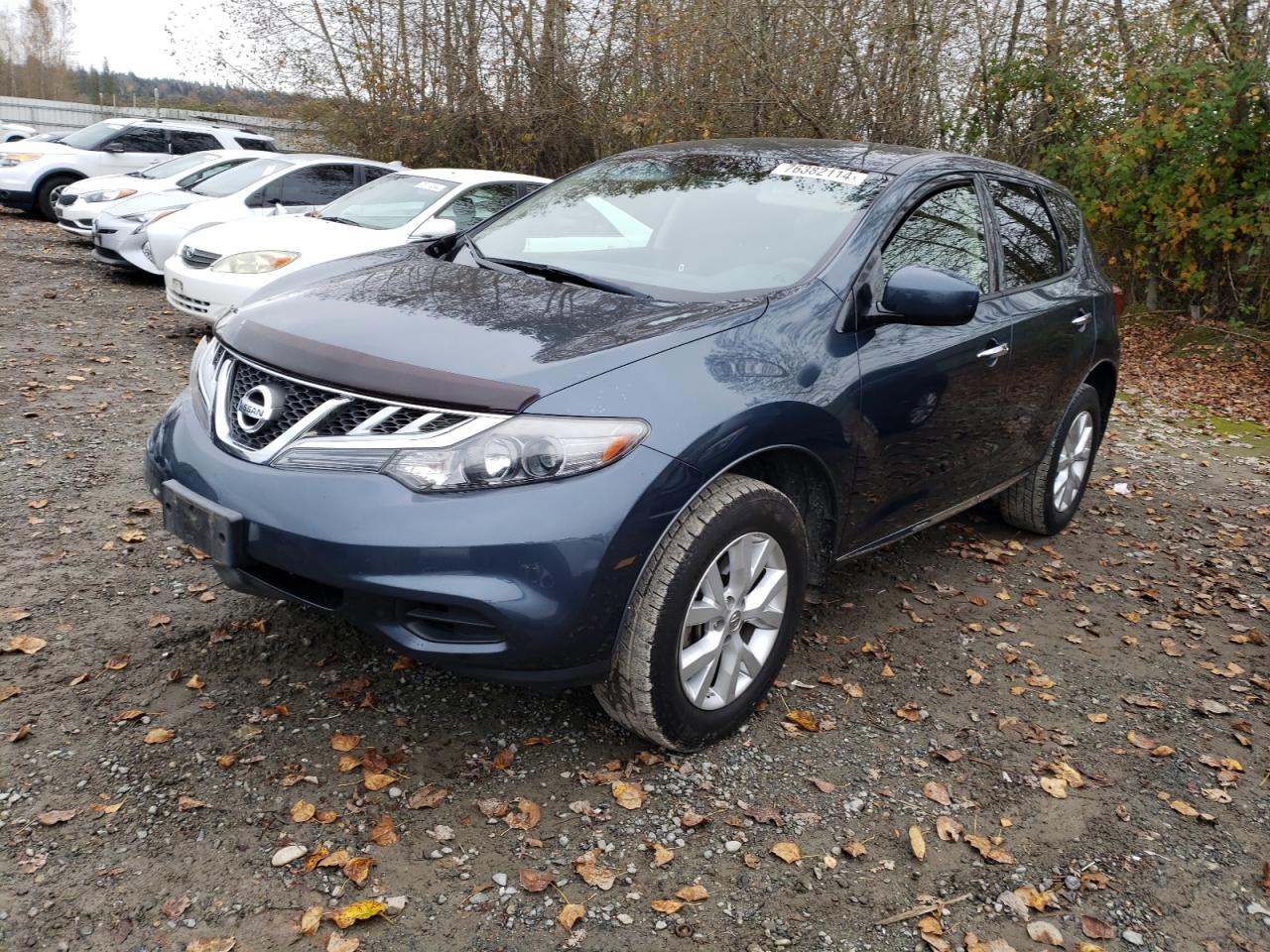 NISSAN MURANO S 2013 gray  gas JN8AZ1MW4DW321688 photo #1