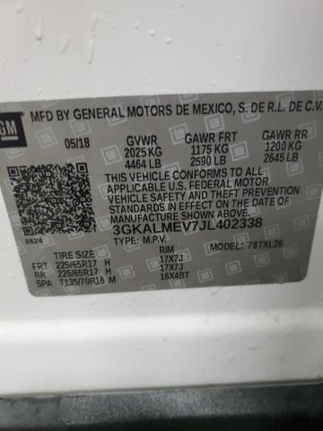 2018 GMC TERRAIN SL - 3GKALMEV7JL402338