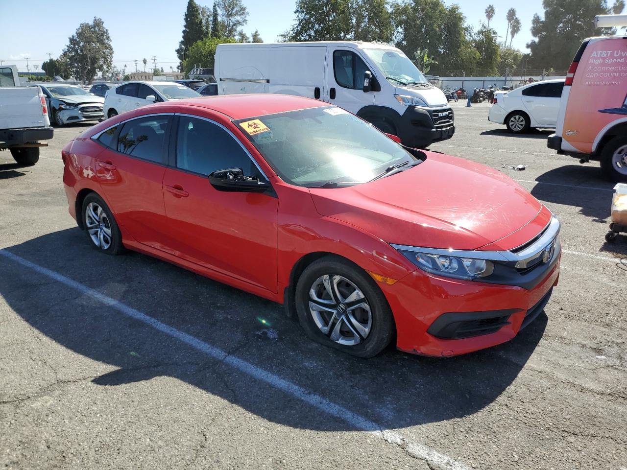 Lot #3030858500 2016 HONDA CIVIC LX