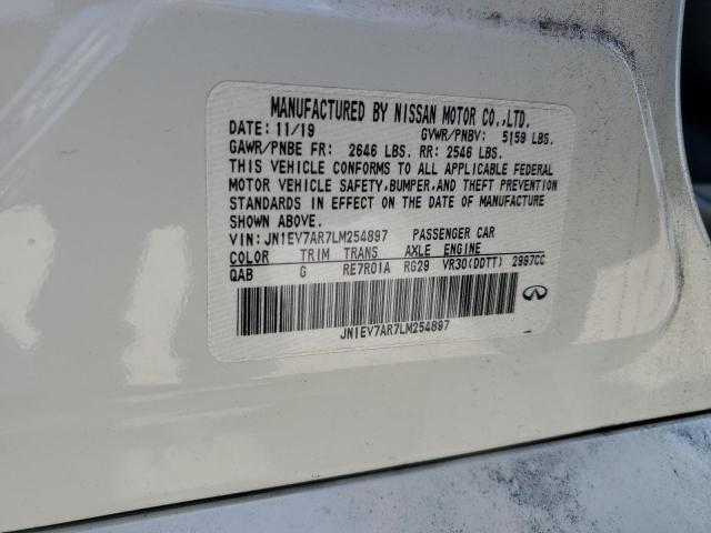 2020 INFINITI Q50 PURE - JN1EV7AR7LM254897