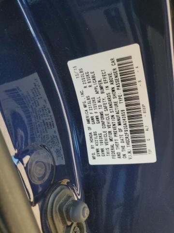 2016 HONDA ACCORD EXL - 1HGCR2F90GA040959