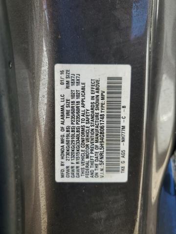 2016 HONDA ODYSSEY TO - 5FNRL5H94GB061748