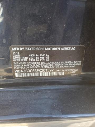 2015 BMW 320 I XDRI - WBA3C3C53FK201592