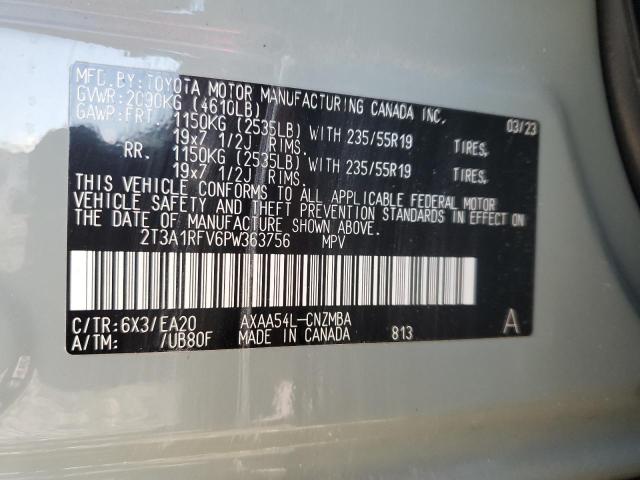 2023 TOYOTA RAV4 XLE P - 2T3A1RFV6PW363756