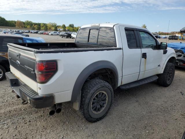 FORD F150 SVT R 2011 white  gas 1FTEX1R67BFA53020 photo #4