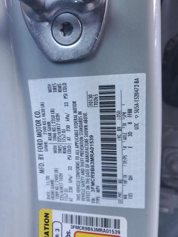 2021 FORD BRONCO SPO - 3FMCR9B63MRA01539