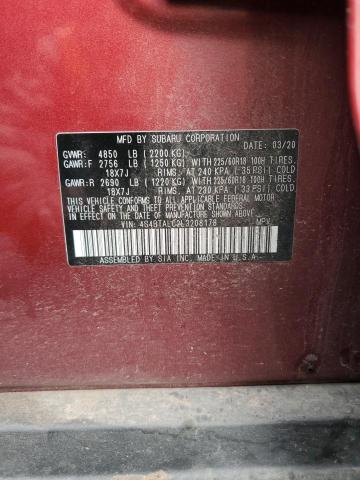 2020 SUBARU OUTBACK LI - 4S4BTALC2L3208178
