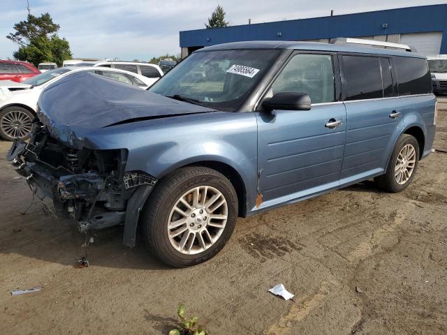 FORD FLEX SEL 2019 blue  gas 2FMGK5C80KBA34315 photo #1