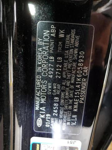 2019 KIA STINGER - KNAE15LA1K6058930