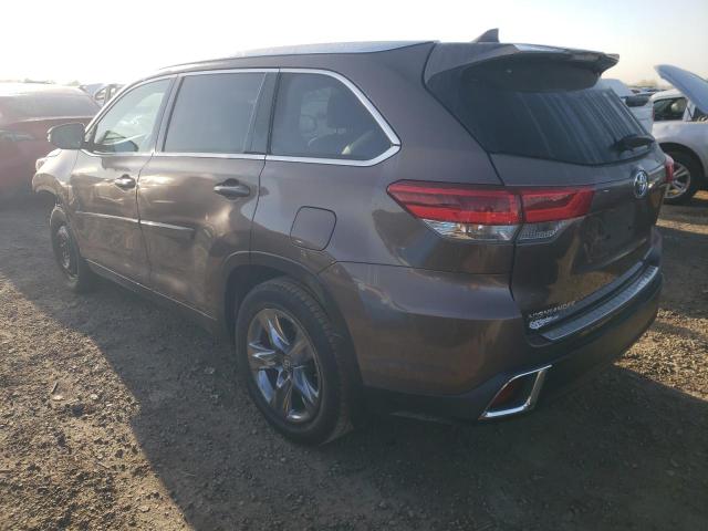 TOYOTA HIGHLANDER 2019 tan  gas 5TDDZRFH9KS986671 photo #3