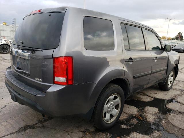 VIN 5FNYF4H24EB005645 2014 Honda Pilot, LX no.3