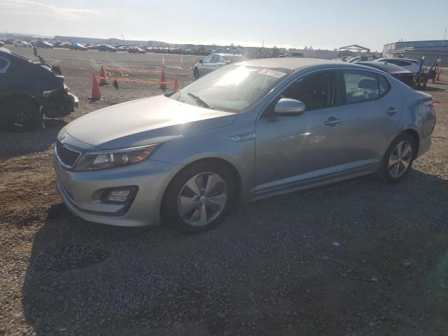 KIA OPTIMA HYB 2014 silver sedan 4d hybrid engine KNAGN4AD0E5067441 photo #1