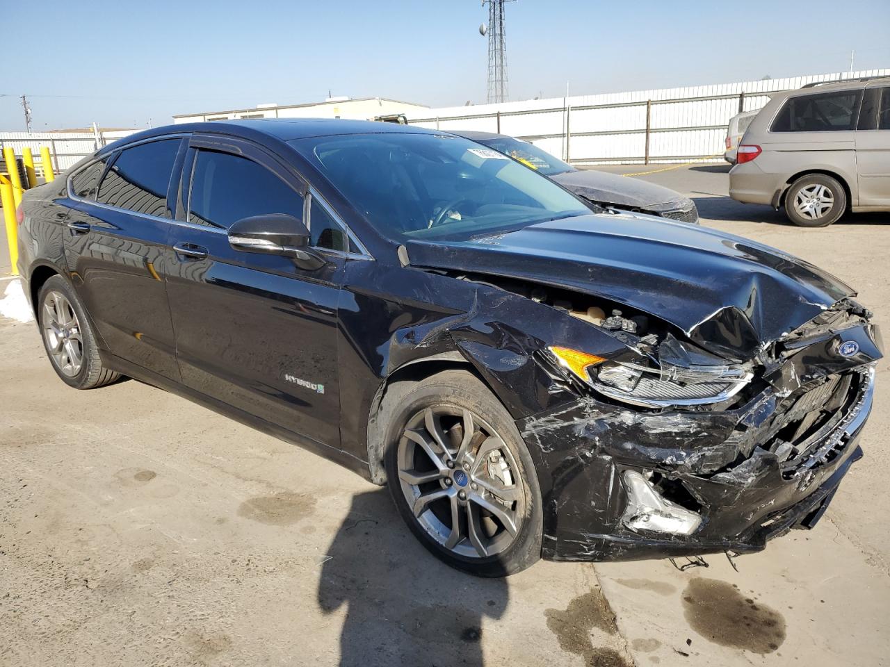 Lot #3029324765 2019 FORD FUSION TIT