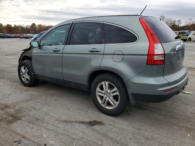 HONDA CR-V EXL 2010 green  gas 5J6RE4H77AL025182 photo #3