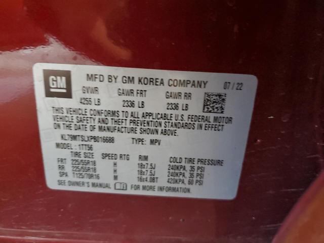 2023 CHEVROLET TRAILBLAZE - KL79MTSLXPB016688
