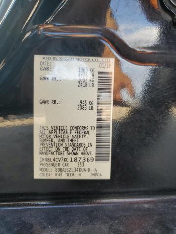 2019 NISSAN ALTIMA SR - 1N4BL4CV7KC187369