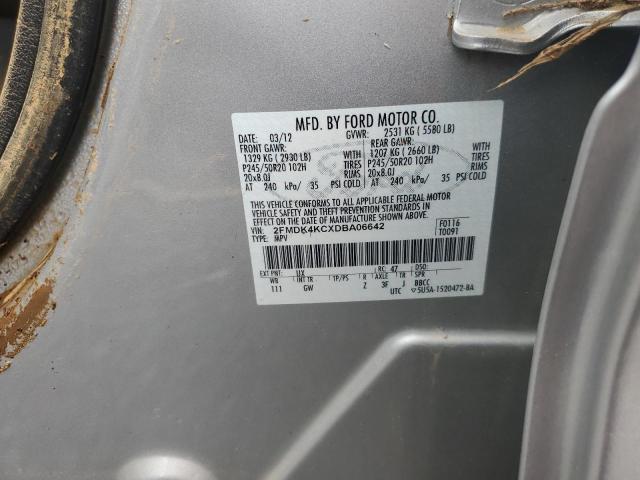 VIN 2FMDK4KCXDBA06642 2013 Ford Edge, Limited no.14