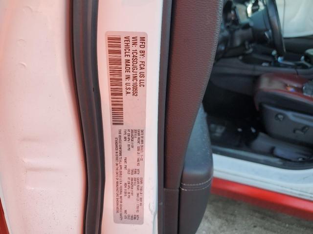 2022 DODGE DURANGO SR - 1C4SDJGJ1NC100552