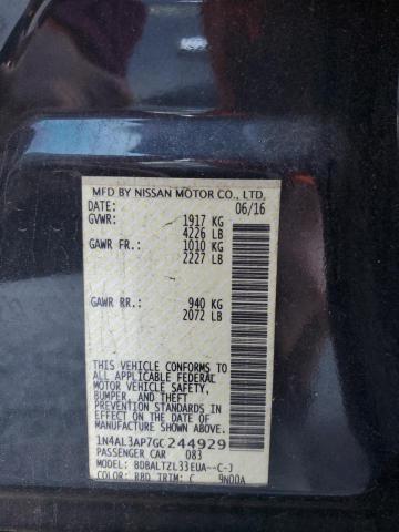 2016 NISSAN ALTIMA 2.5 - 1N4AL3AP7GC244929
