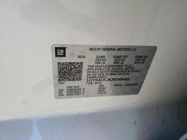 2018 CADILLAC ESCALADE P - 1GYS4CKJ6JR349482