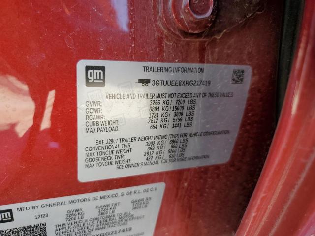 2024 GMC SIERRA K15 - 3GTUUEE8XRG217419