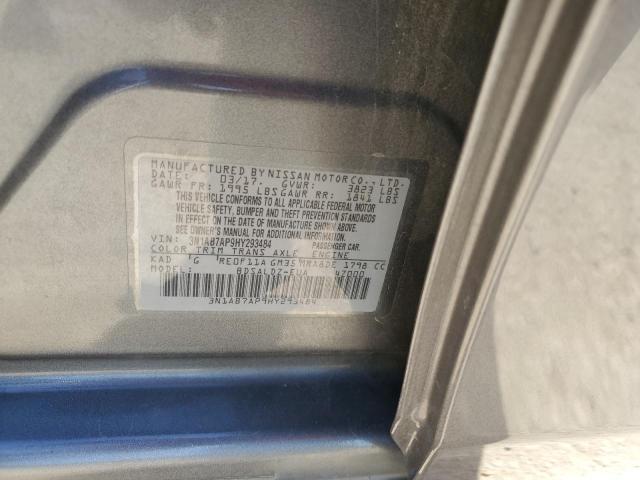 2017 NISSAN SENTRA S - 3N1AB7AP9HY293484