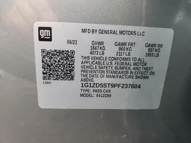 2023 CHEVROLET MALIBU LT - 1G1ZD5ST9PF237604