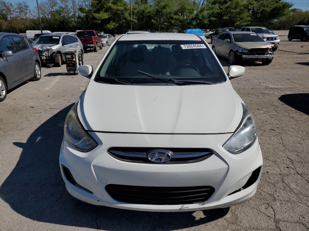 Lot #2886261623 2014 HYUNDAI ACCENT GLS