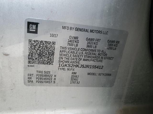 2018 GMC YUKON XL D - 1GKS2HKJ5JR155412