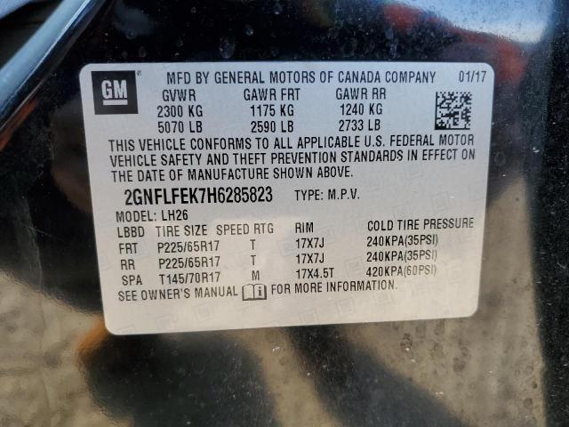 VIN 2GNFLFEK7H6285823 2017 Chevrolet Equinox, LT no.13