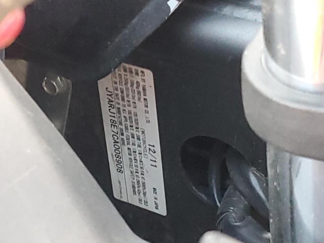 2012 YAMAHA FZ6 R JYARJ18E7CA008908