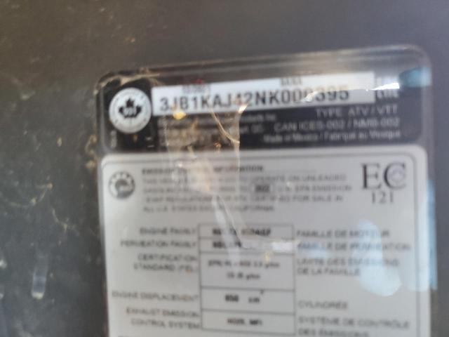 2022 CAN-AM COMMANDER - 3JB1KAJ42NK000395