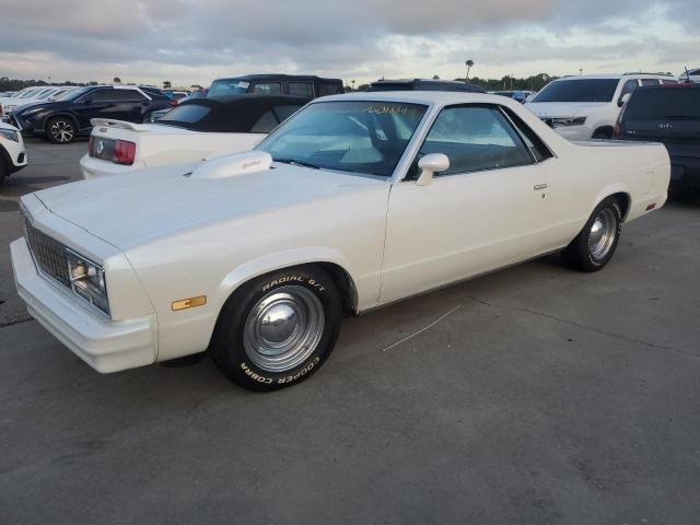 CHEVROLET EL CAMINO 1984 white pickup gas 1GCCW80H6ER150486 photo #1