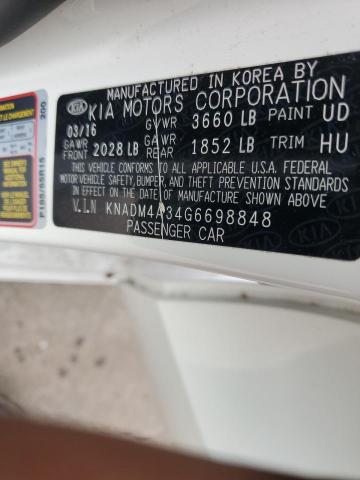 2016 KIA RIO LX - KNADM4A34G6698848