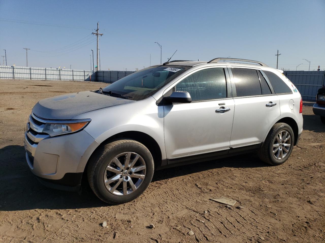 FORD EDGE SEL 2011 silver  gas 2FMDK3JCXBBB27387 photo #1