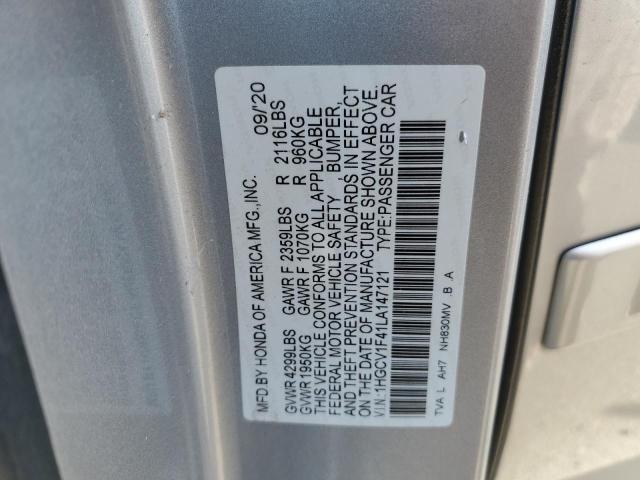 2020 HONDA ACCORD EX - 1HGCV1F41LA147121